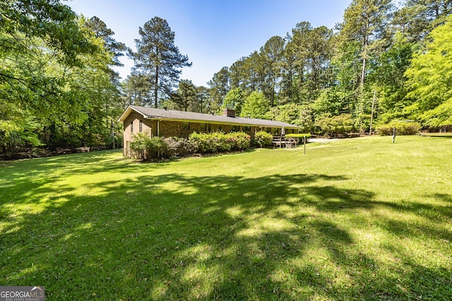 view of yard