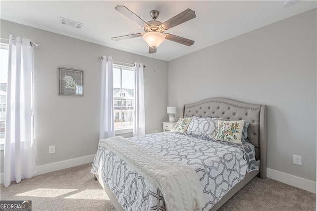 1703 Prospect Way, Conyers, GA 30094 - carpeted bedroom featuring baseboards and ceiling fan