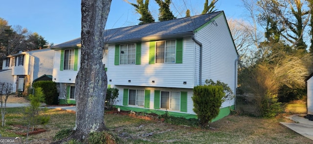 view of front of home