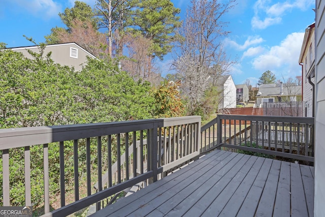 view of deck