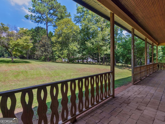 view of patio