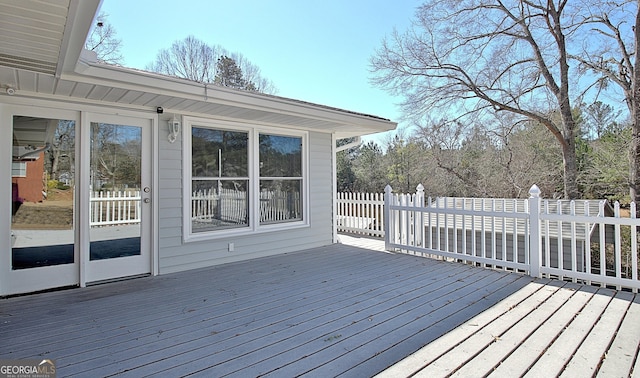 view of deck