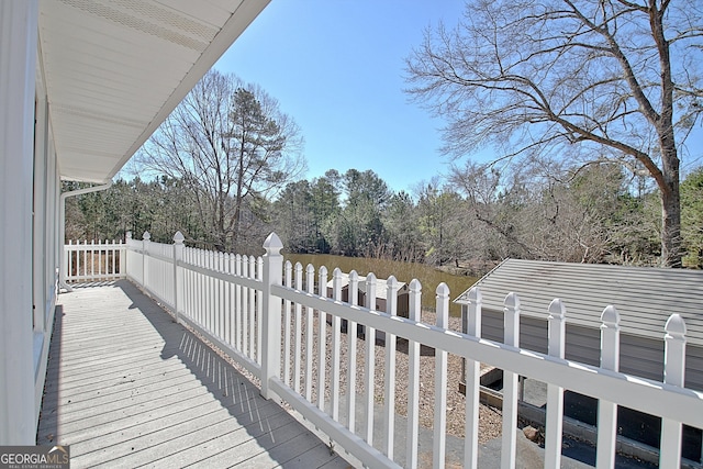 view of deck