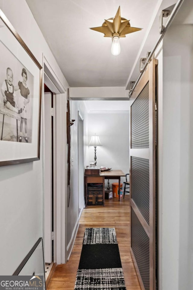 interior space featuring wood finished floors