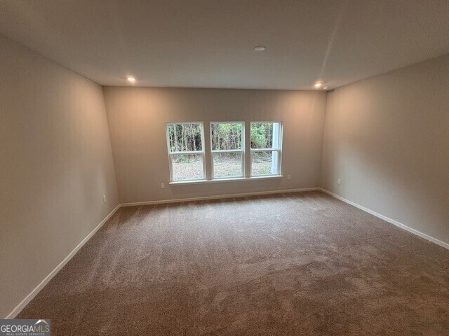 203 Park View Ln, Kingsland, GA 31548 - carpeted spare room featuring recessed lighting and baseboards