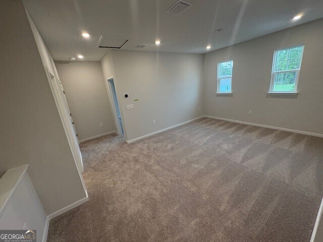 203 Park View Ln, Kingsland, GA 31548 - unfurnished room featuring baseboards, light carpet, and recessed lighting
