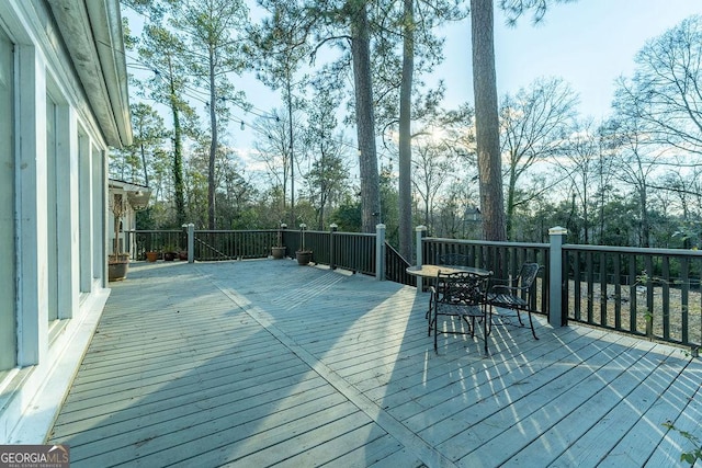 view of deck