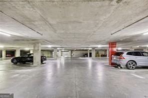 view of parking deck