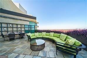 view of patio / terrace with an outdoor living space