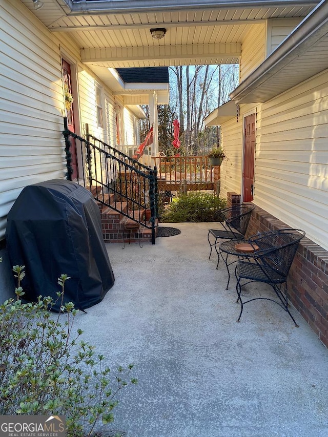 219 Loblolly Dr, Swainsboro, GA 30401 - view of patio with grilling area