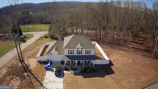 bird's eye view