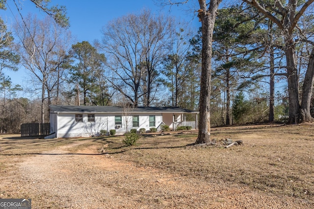 view of ranch-style house