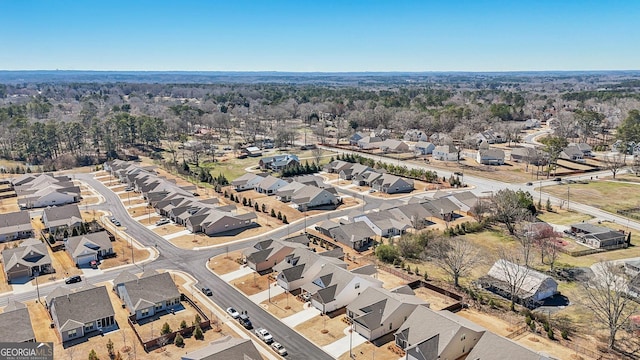 drone / aerial view featuring a residential view