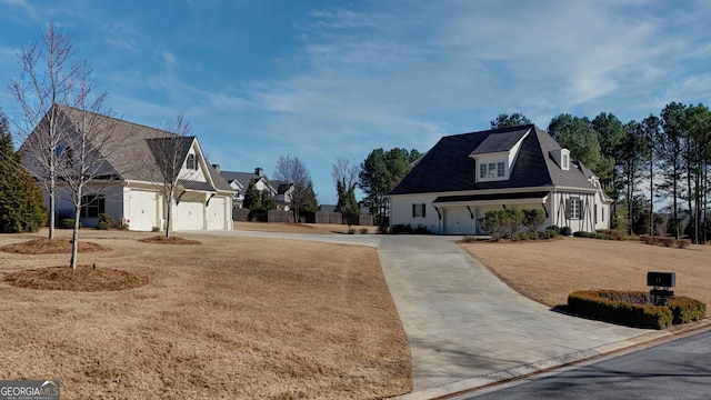 exterior space featuring driveway