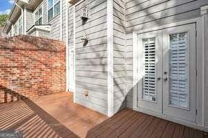 exterior space with french doors