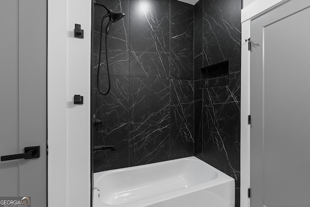 full bathroom featuring shower / bathtub combination