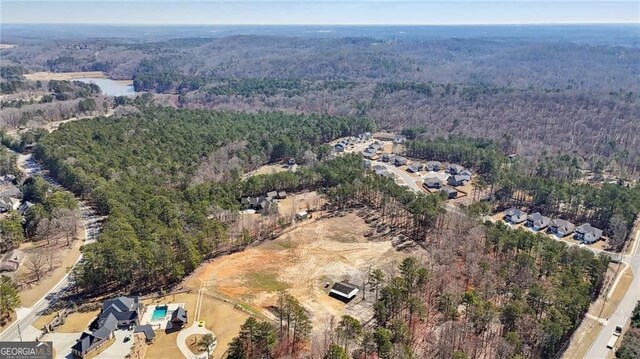 3630 Jim Moore Rd, Dacula, GA 30019 - drone / aerial view featuring a view of trees