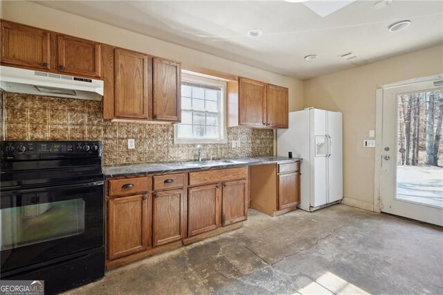 3630 Jim Moore Rd, Dacula, GA 30019 - unfurnished living room with recessed lighting, concrete floors, and baseboards