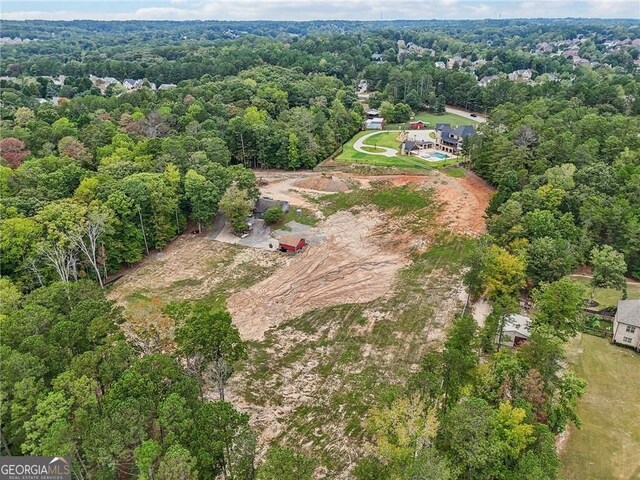 3630 Jim Moore Rd, Dacula, GA 30019 - bird's eye view with a wooded view