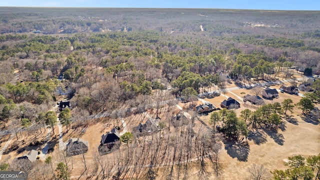 aerial view with a view of trees