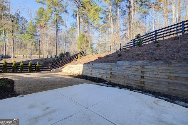6650 Canyon Cv, Cumming, GA 30028 - view of yard with fence and a patio