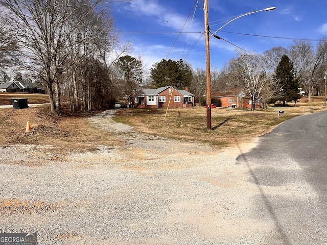 view of road