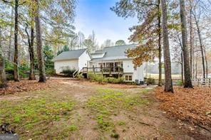 view of rear view of property