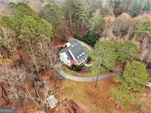 aerial view with a view of trees