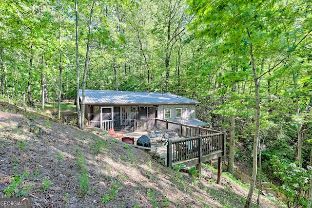 185 Pope Dickson Ln, Clarkesville, GA 30523 - view of outbuilding with a view of trees