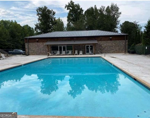 1172 Hunter Dr, Ranger, GA 30734 - outdoor pool with a patio area