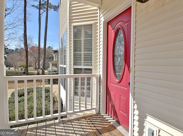 view of entrance to property