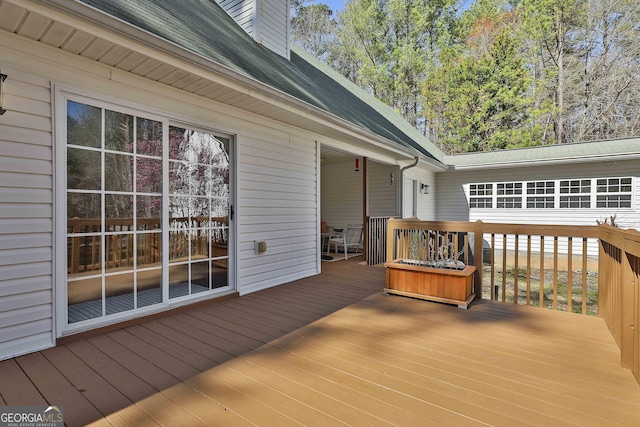 view of deck