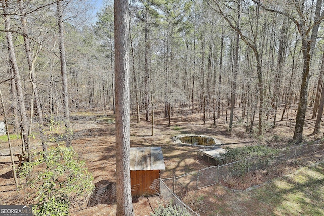 view of nature with a forest view