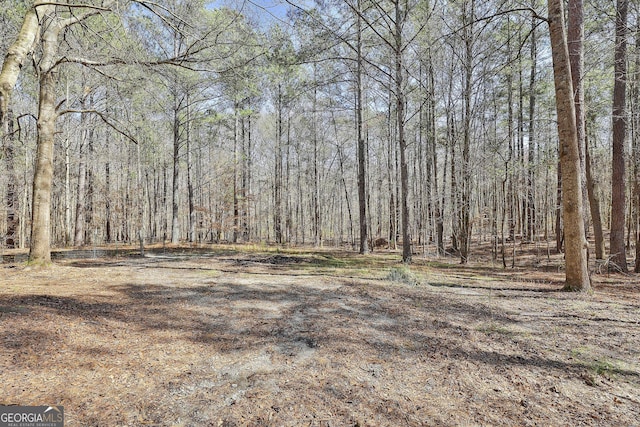 view of nature with a wooded view