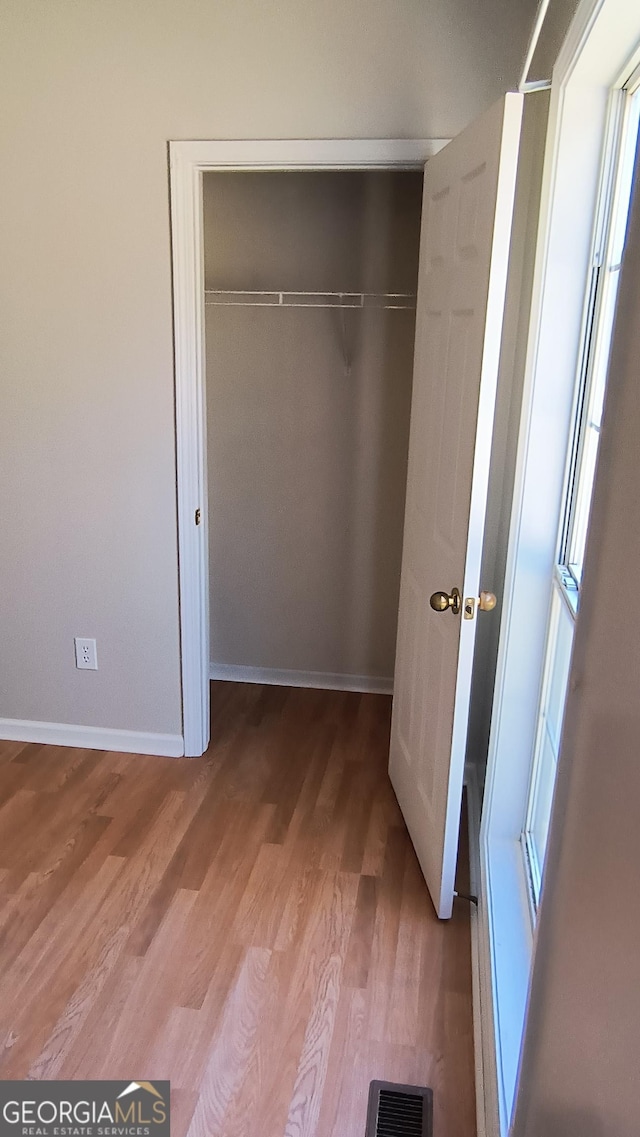 closet with visible vents