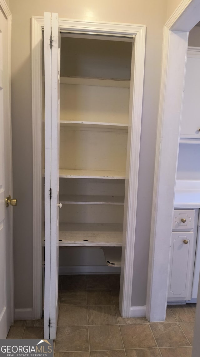 view of closet