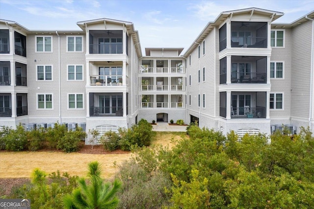 view of property featuring cooling unit