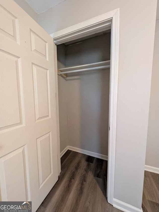 view of closet