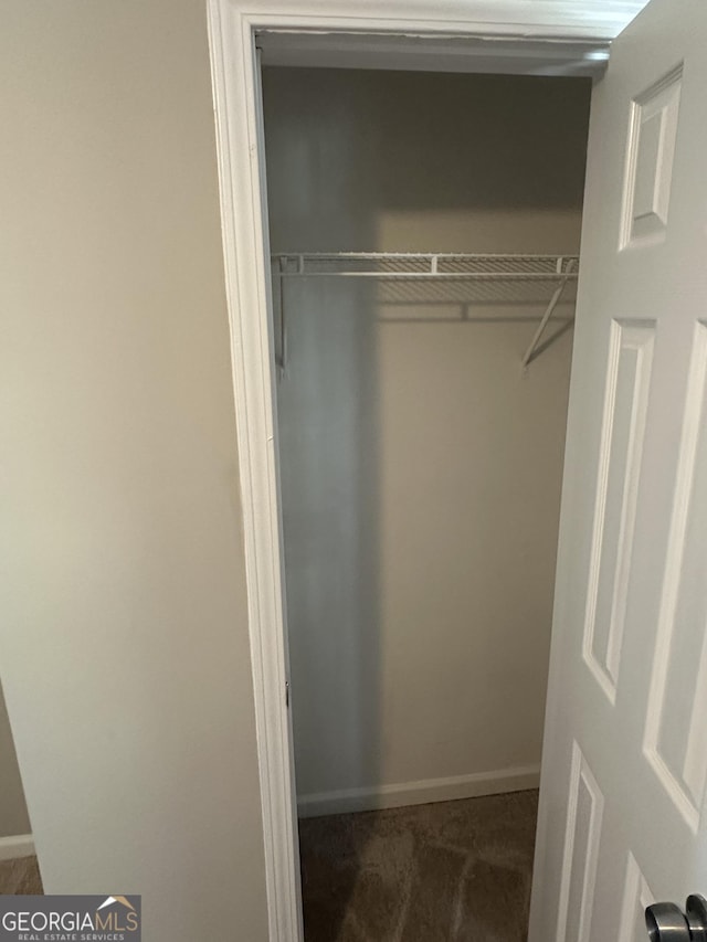 view of closet