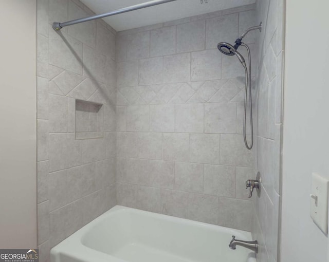 bathroom featuring shower / washtub combination