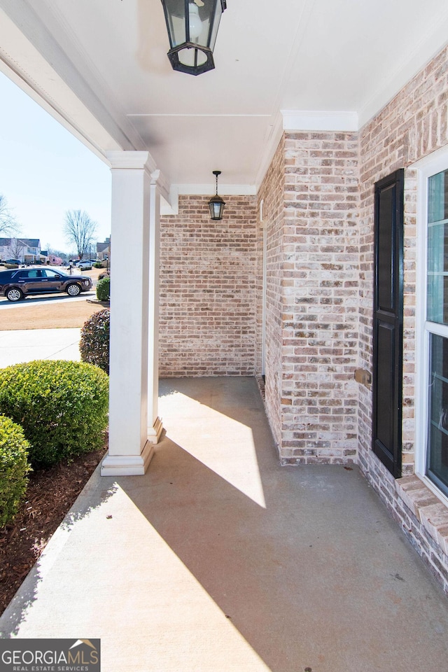 view of patio / terrace featuring a porch