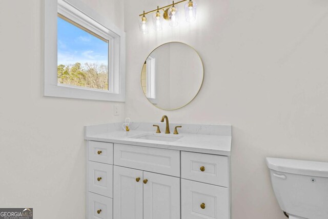 3636 Castoff Ct, Gainesville, GA 30506 - bathroom featuring vanity and toilet