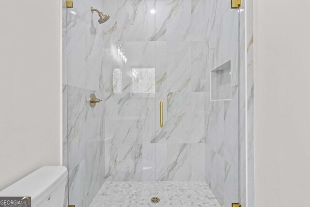 3636 Castoff Ct, Gainesville, GA 30506 - full bath with a marble finish shower and toilet