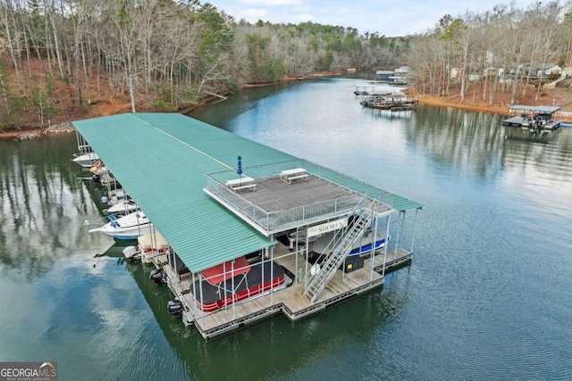 3636 Castoff Ct, Gainesville, GA 30506 - view of dock with a water view