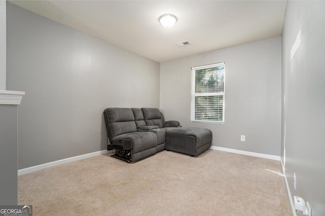 5987 Westchase St, Atlanta, GA 30336 - sitting room with baseboards, visible vents, and carpet flooring