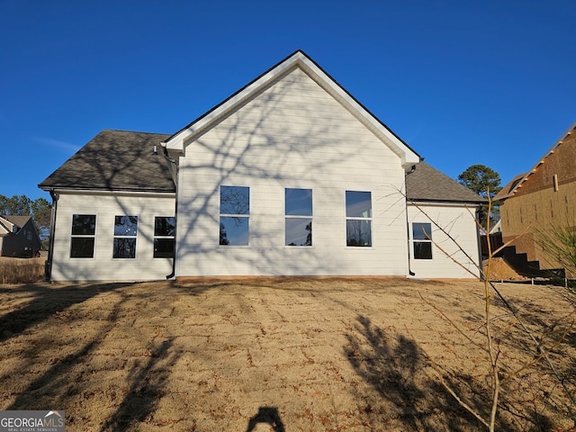 view of back of property