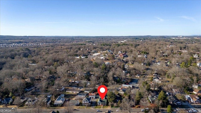 aerial view with a view of trees