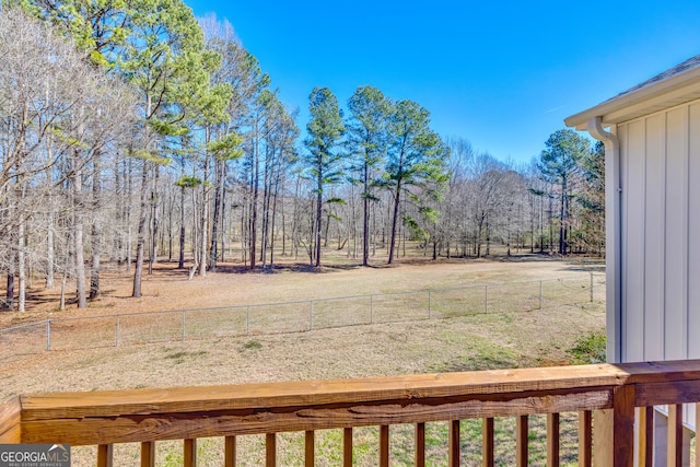 599 Double Branch Rd, Danielsville, GA 30633 - view of yard featuring fence
