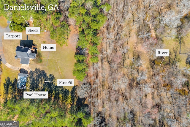 599 Double Branch Rd, Danielsville, GA 30633 - map / location