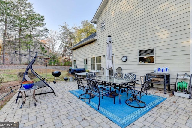 view of patio / terrace with outdoor dining area